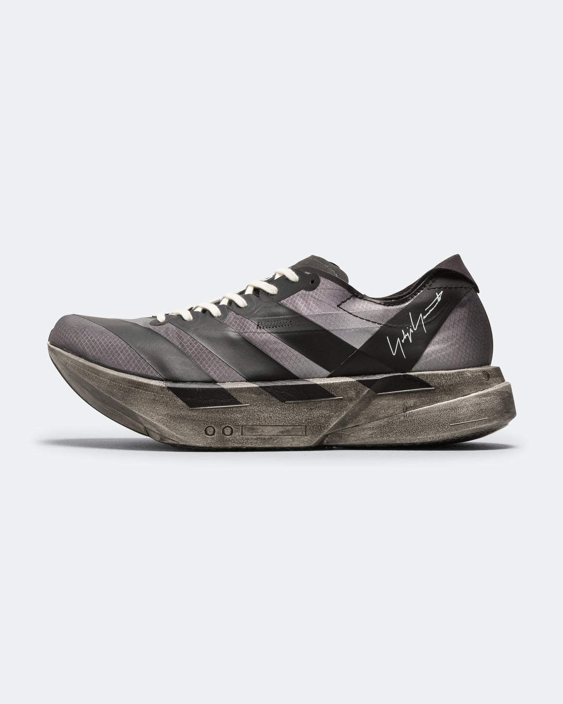 Y-3 - Y-3 Adizero Adios Pro 4 - Black/Off White-Grey Five - Up There Athletics