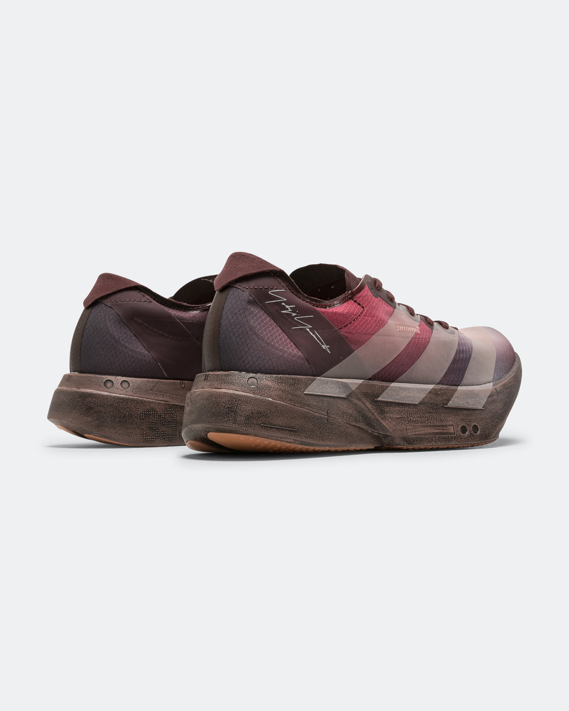 Y-3 - Y-3 Adizero Adios Pro 4 - Night Red/Warm Clay-Active Maroon - Up There Athletics