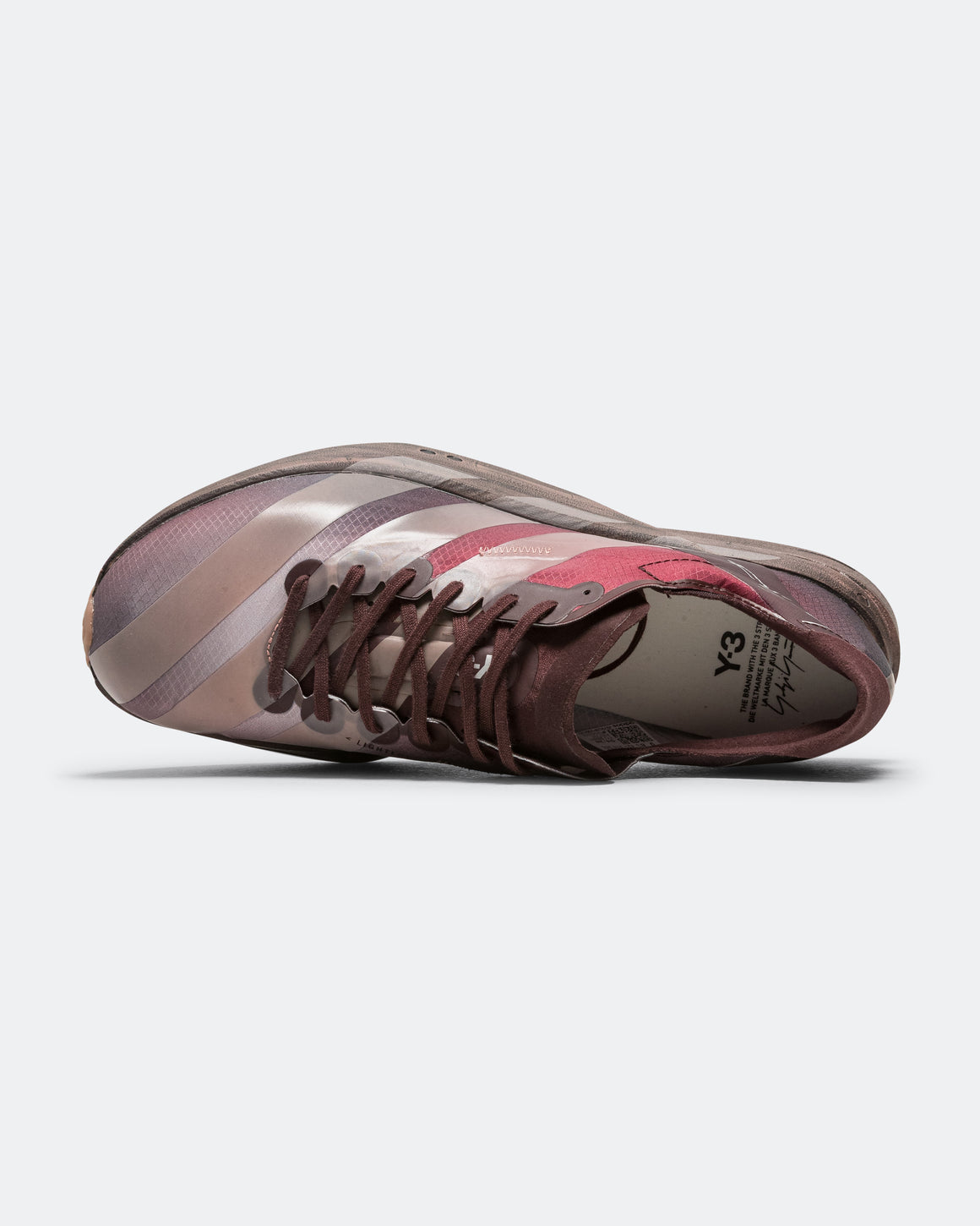 Y-3 - Y-3 Adizero Adios Pro 4 - Night Red/Warm Clay-Active Maroon - Up There Athletics