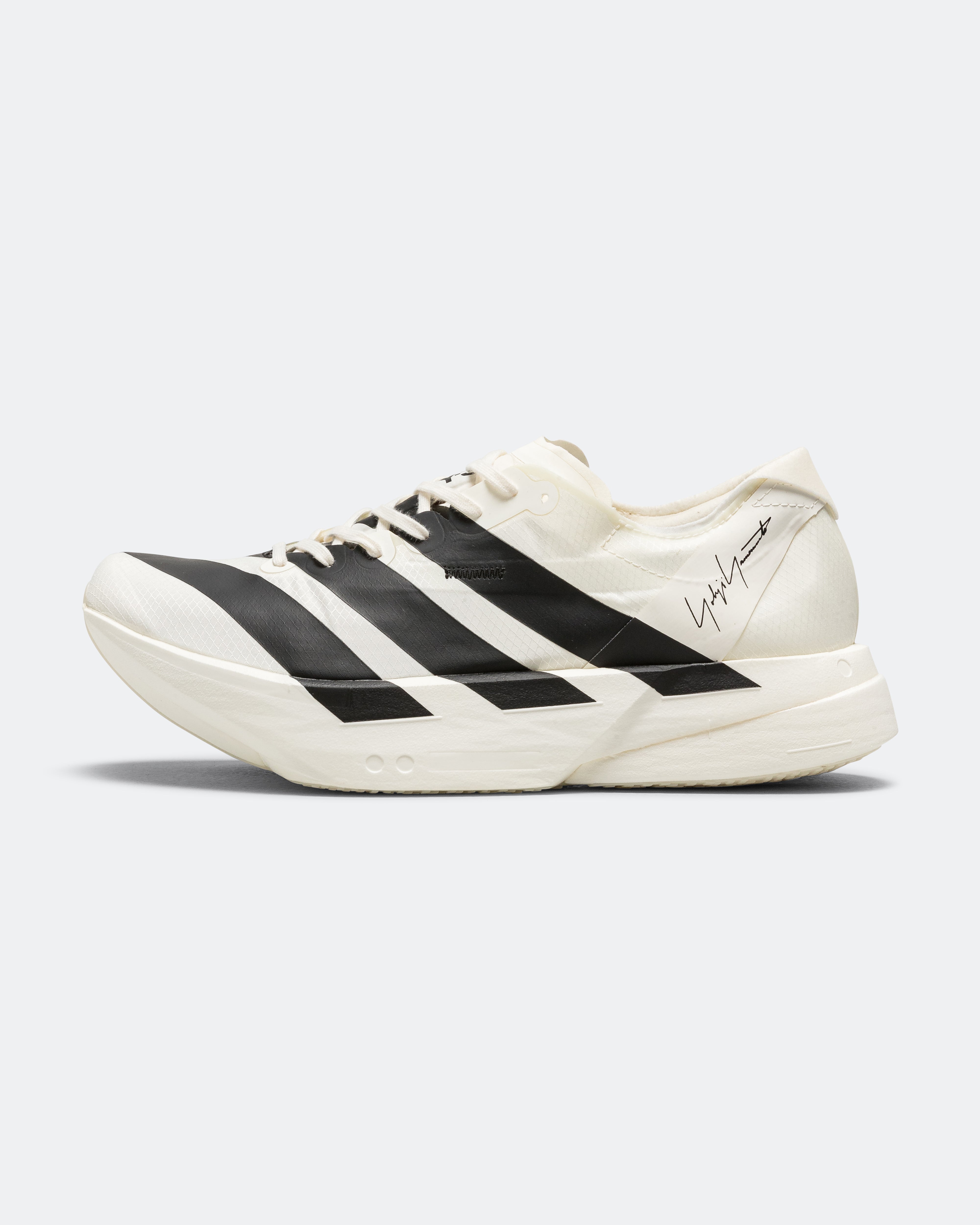 adidas - Adizero Adios Pro 4 x Y-3 - Off White/Off White-Black