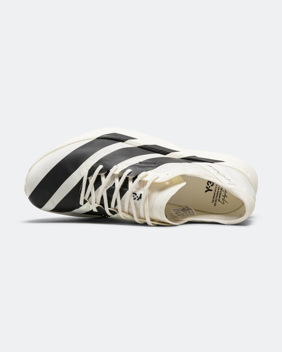 adidas - Adizero Adios Pro 4 x Y-3 - Off White/Off White-Black - Up There Athletics
