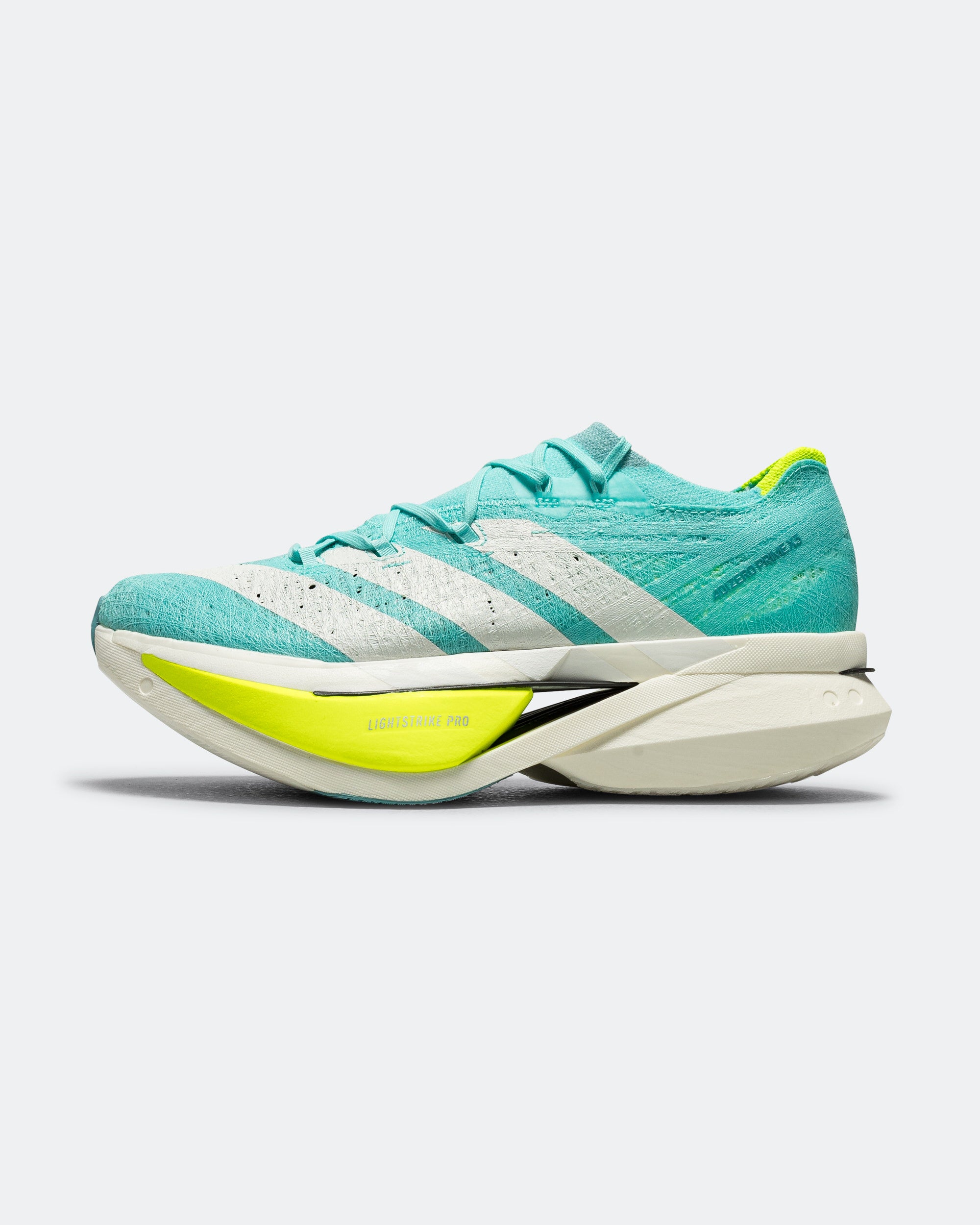 P*Q様 GWSALE ！ ADIZERO PRIME X3 27. Unisex Adizero Prime X3 Strung - Flash Aqua/Zero Metalic-Lucid