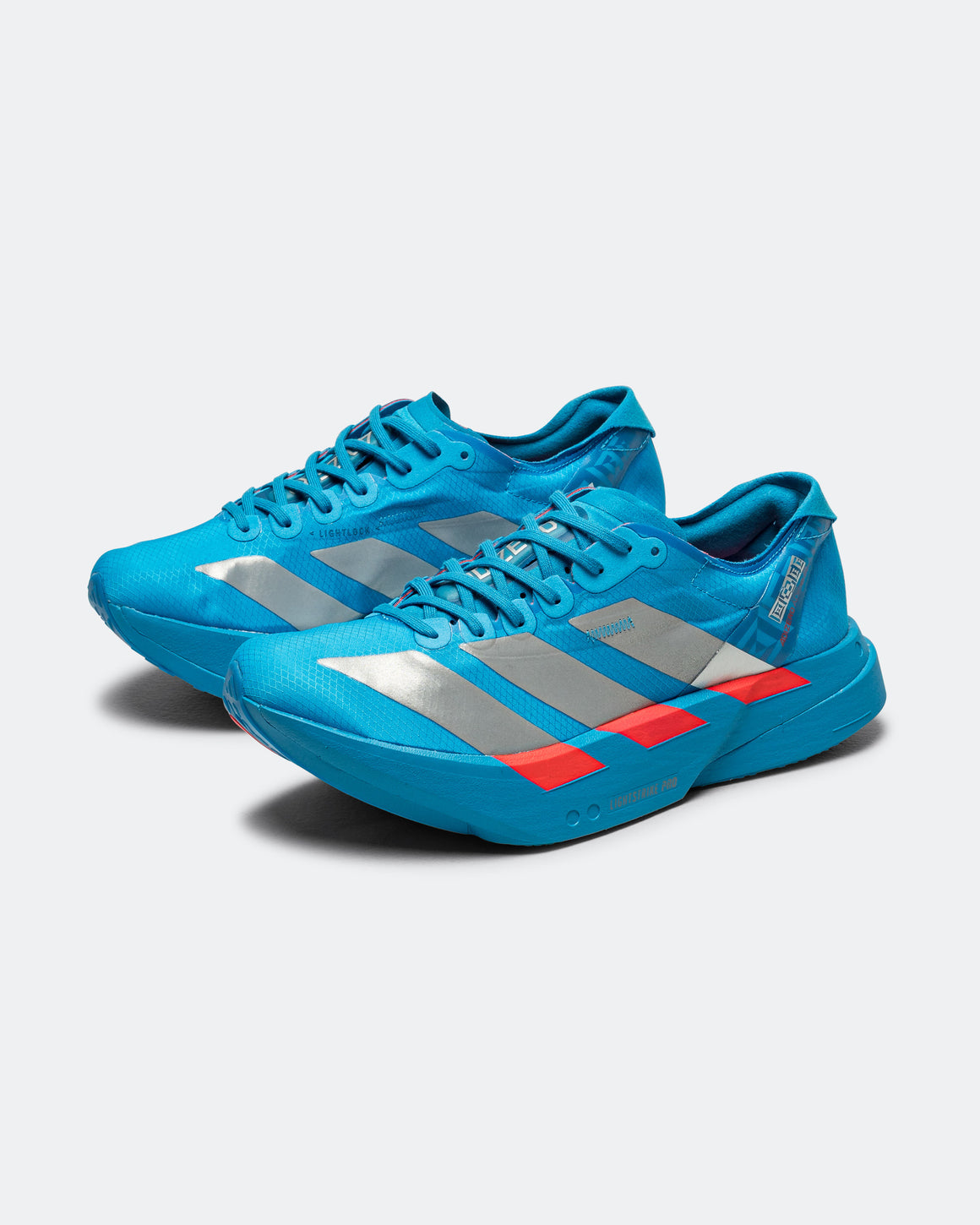 adidas - Womens Adizero Adios Pro 4 - Solar Blue/Silver Metallic-Lucid Red - Up There Athletics