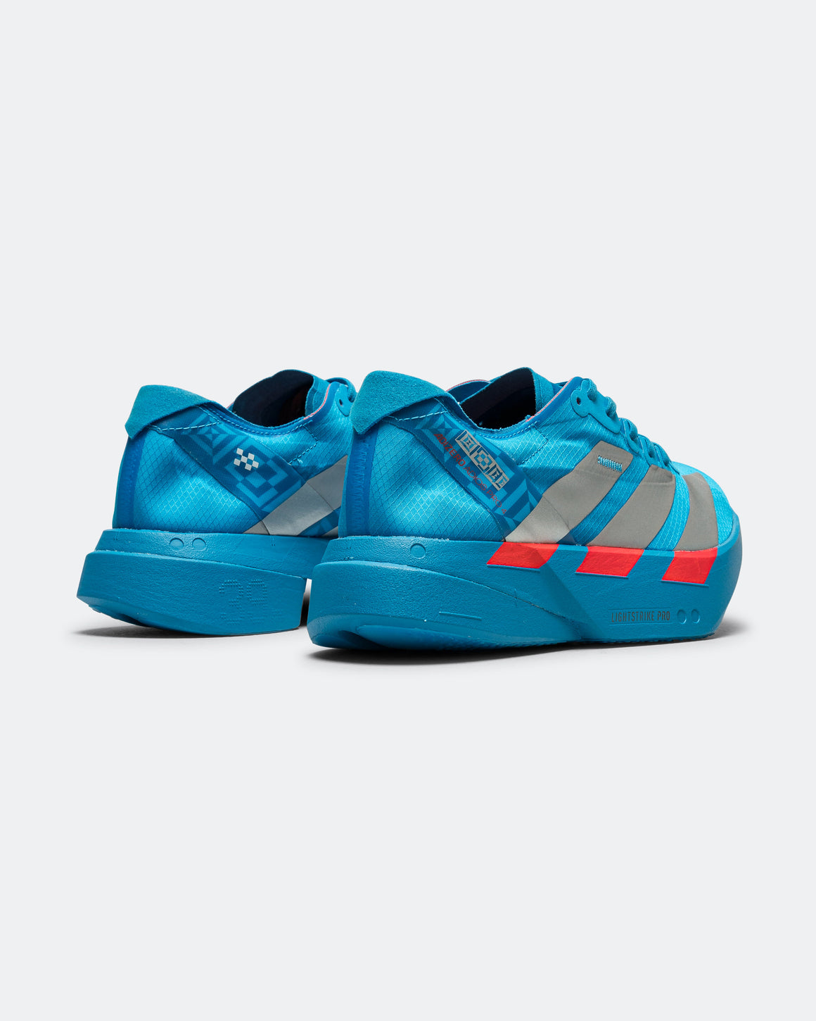 adidas - Womens Adizero Adios Pro 4 - Solar Blue/Silver Metallic-Lucid Red - Up There Athletics