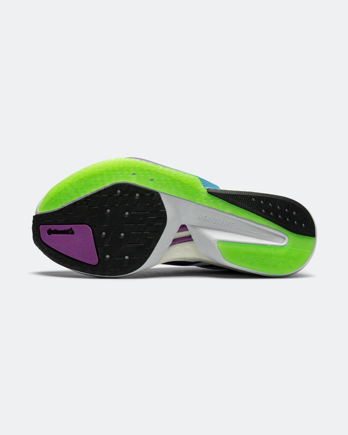 adidas - Womens Adizero Boston 13 - Core White/Collegiate Purple-Lime Burst - Up There Athletics