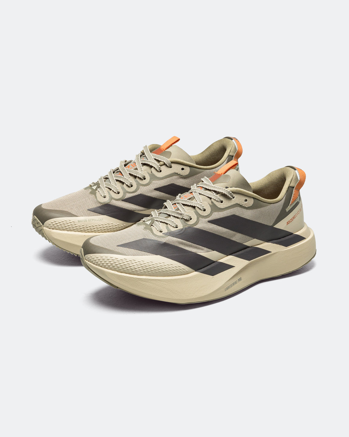 adidas - Womens Adizero Evo SL ATR - Wonder Cargo/Grey Strata-Crystal Linen - Up There Athletics