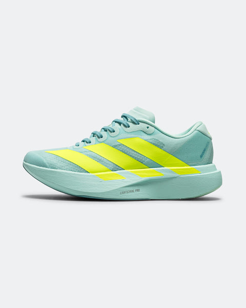 Womens Adizero Evo SL - Semi Flash Aqua/Lucid Lemon-Mint Ton | Up