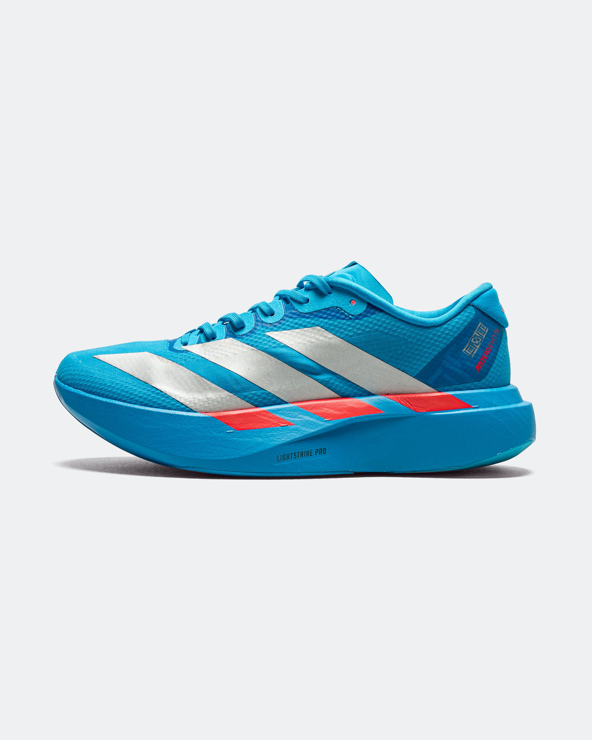 adidas - Womens Adizero Evo SL Woven - Solar Blue/Silver Metallic-Lucid Red - Up There Athletics