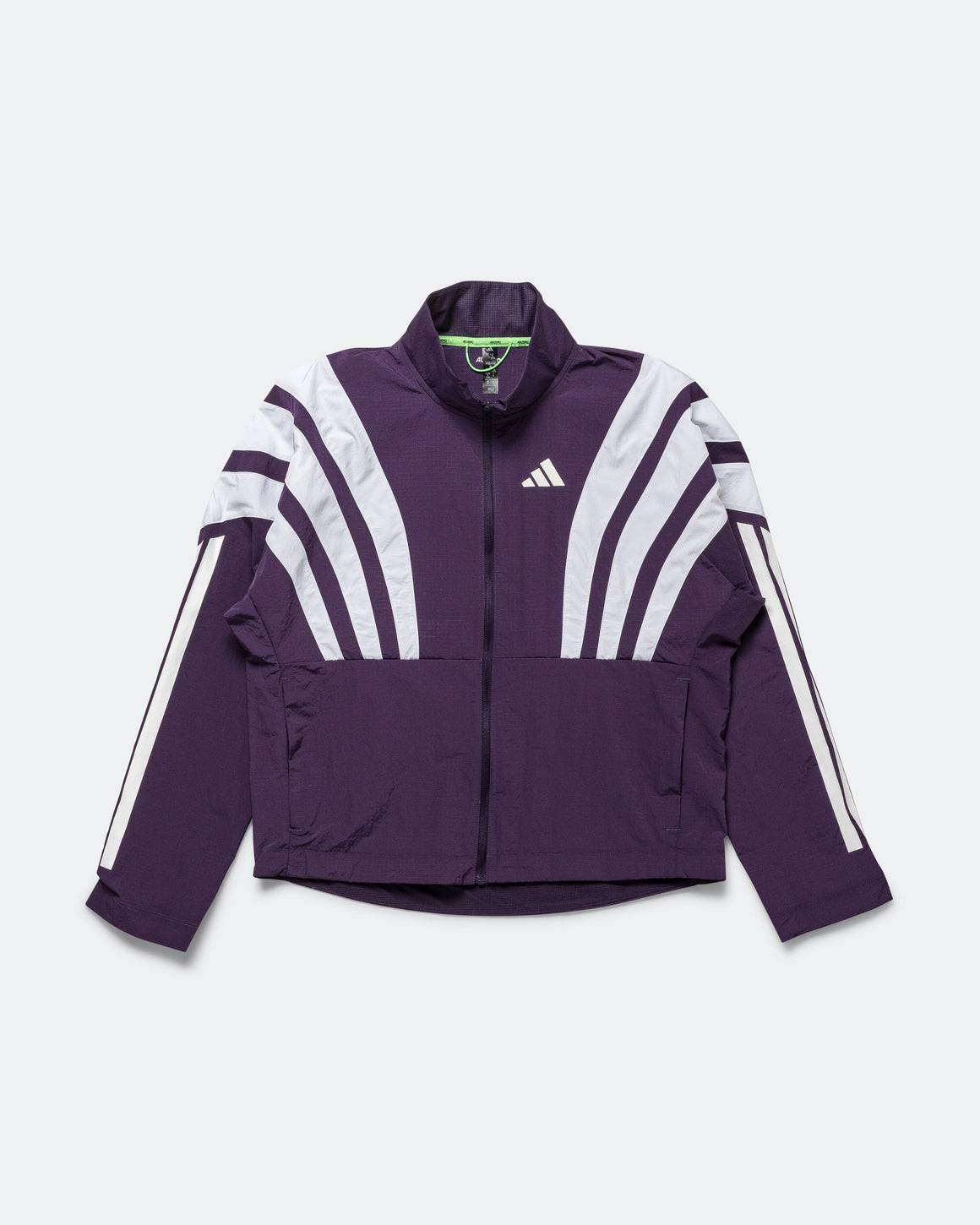 adidas - Womens Adizero NYC Running Jacket - Aurora Plum - Up There Athletics