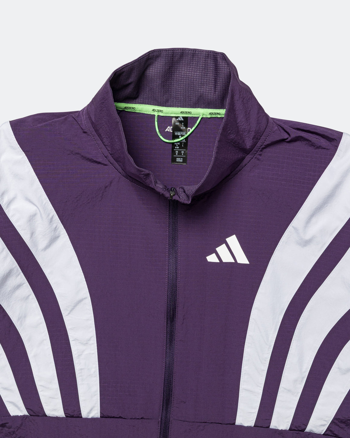 adidas - Womens Adizero NYC Running Jacket - Aurora Plum - Up There Athletics