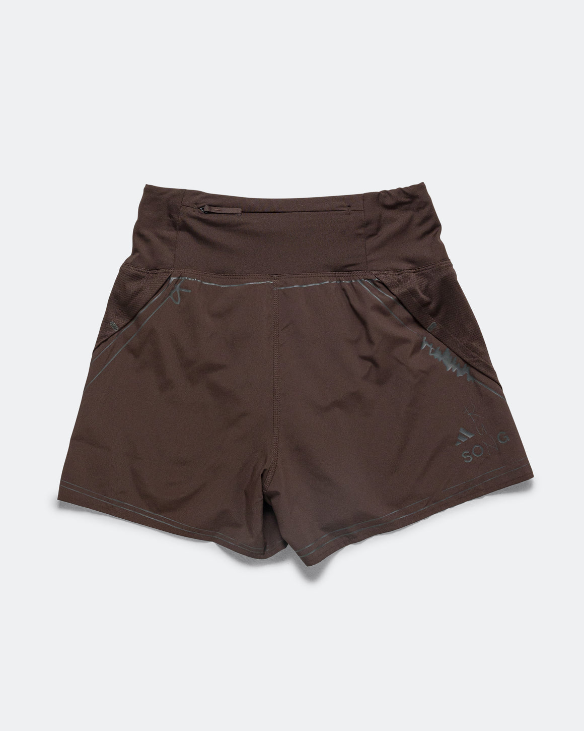 adidas - Womens Adi365 Running Shorts 4in x SFTM - Aurora Coffee - Up There Athletics