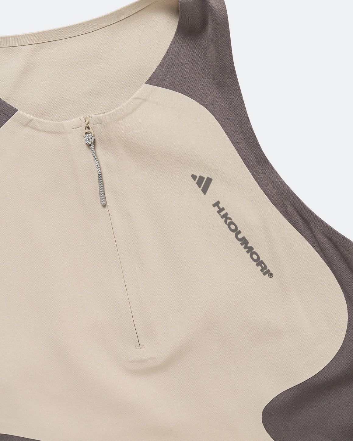 adidas - Womens Crop x Hermanos Koumori - Wonder Beige/Charcoal - Up There Athletics
