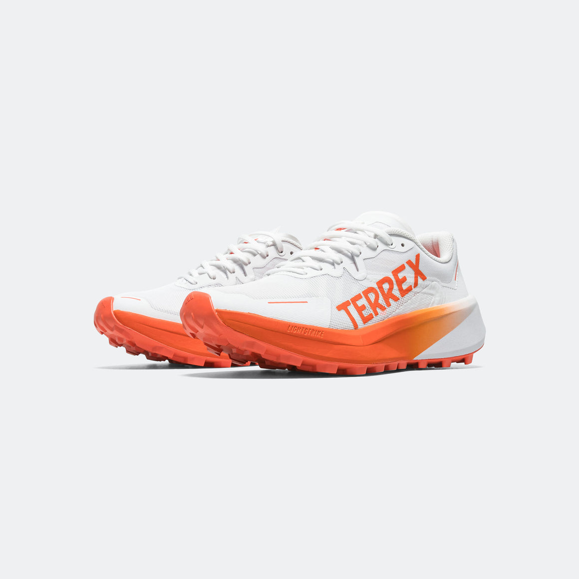 Womens Terrex Agravic 3 - Cloud White/Semi Impact Orange-Dash Grey