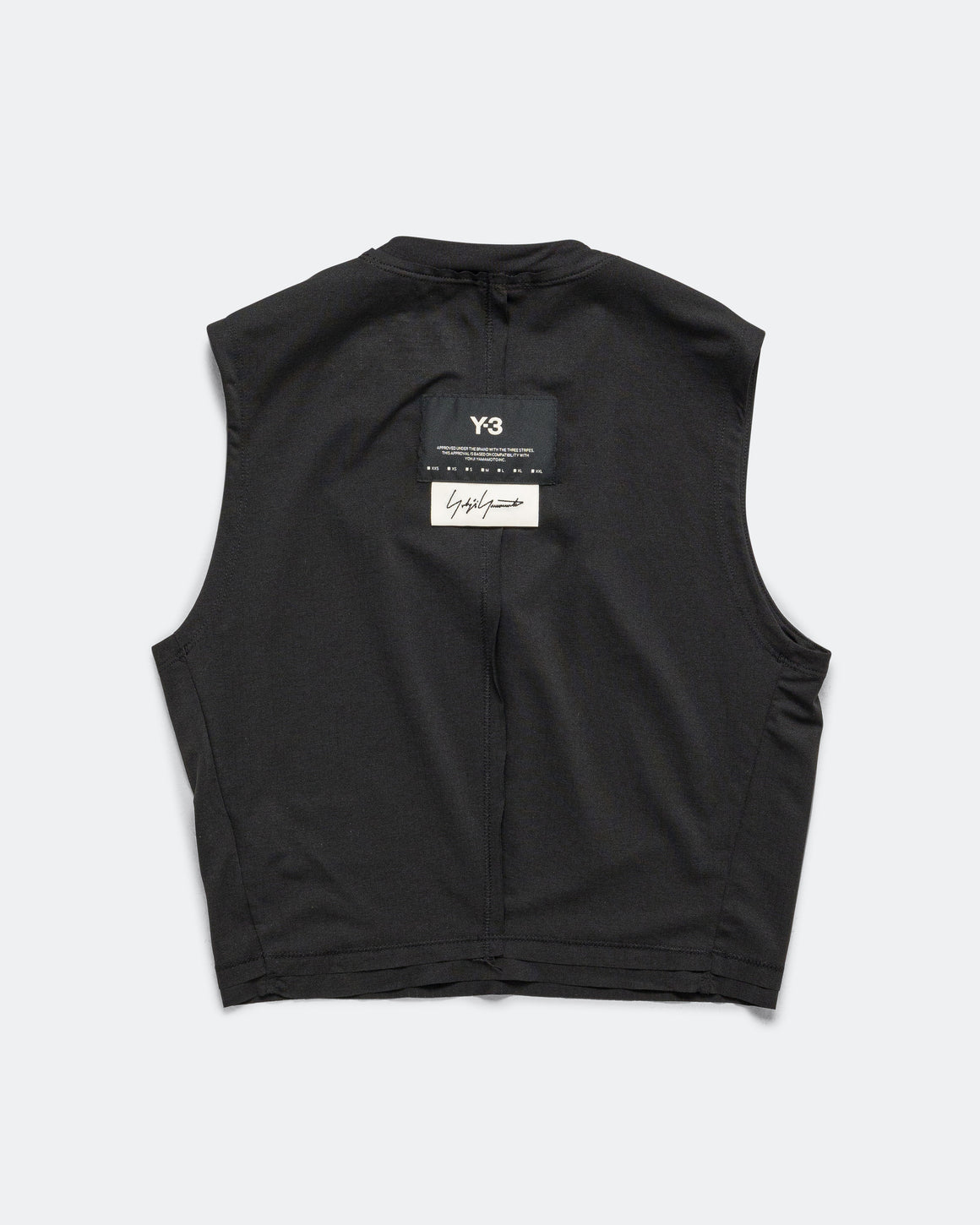 adidas - Womens Y-3 Running Cropped Tank Top - Black - Up There Athletics