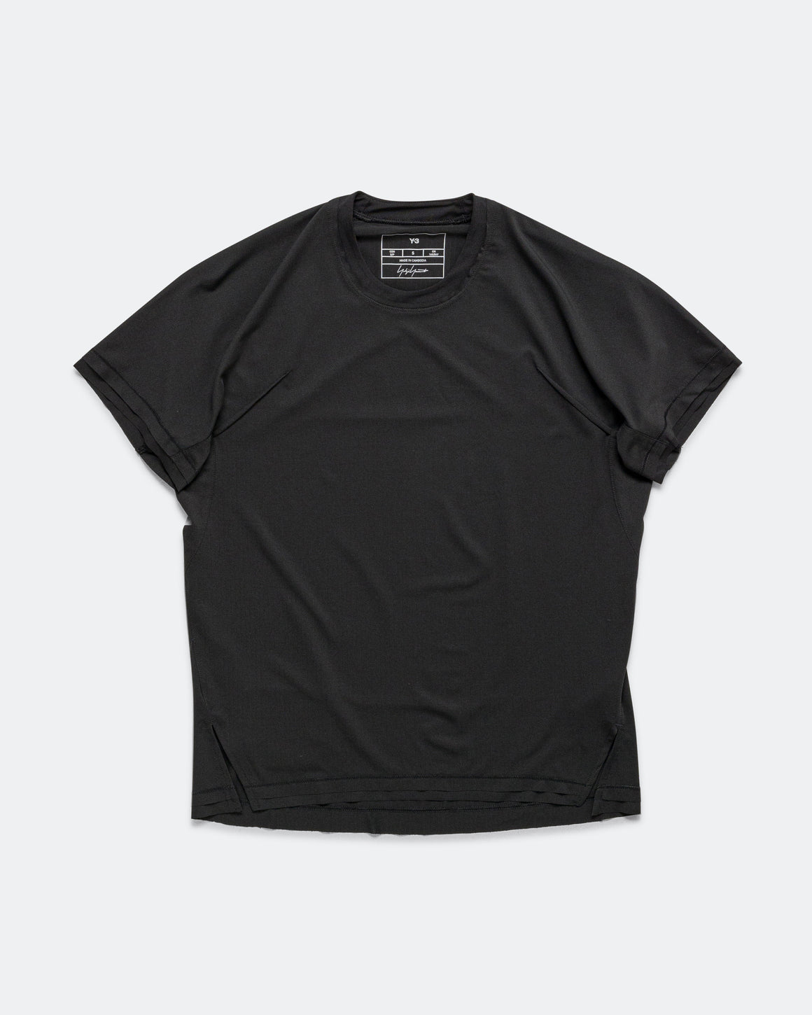 adidas - Womens Y-3 Running Short Sleeve Tee - Black - Up There Athletics