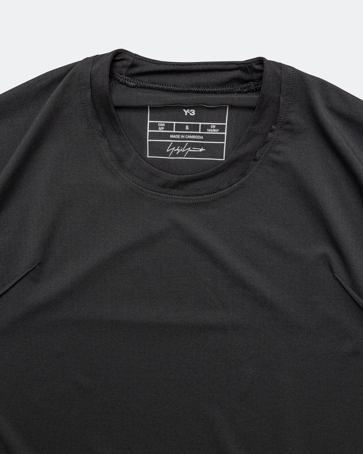 adidas - Womens Y-3 Running Short Sleeve Tee - Black - Up There Athletics