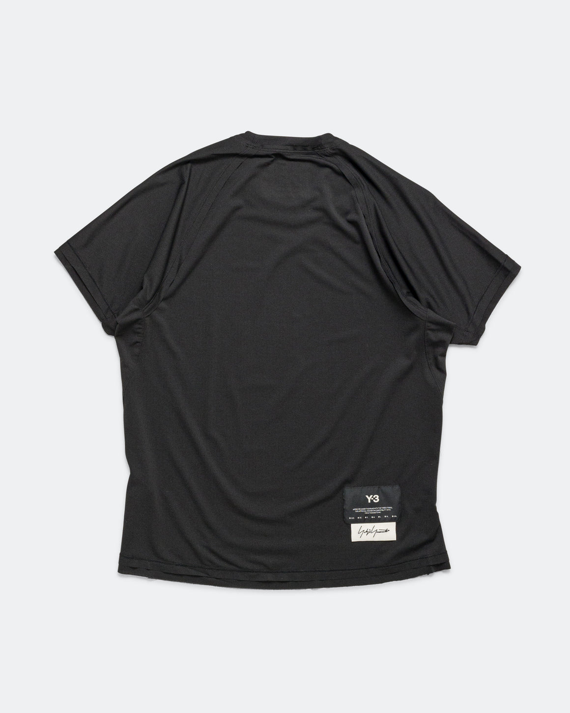 adidas - Womens Y-3 Running Short Sleeve Tee - Black - Up There Athletics