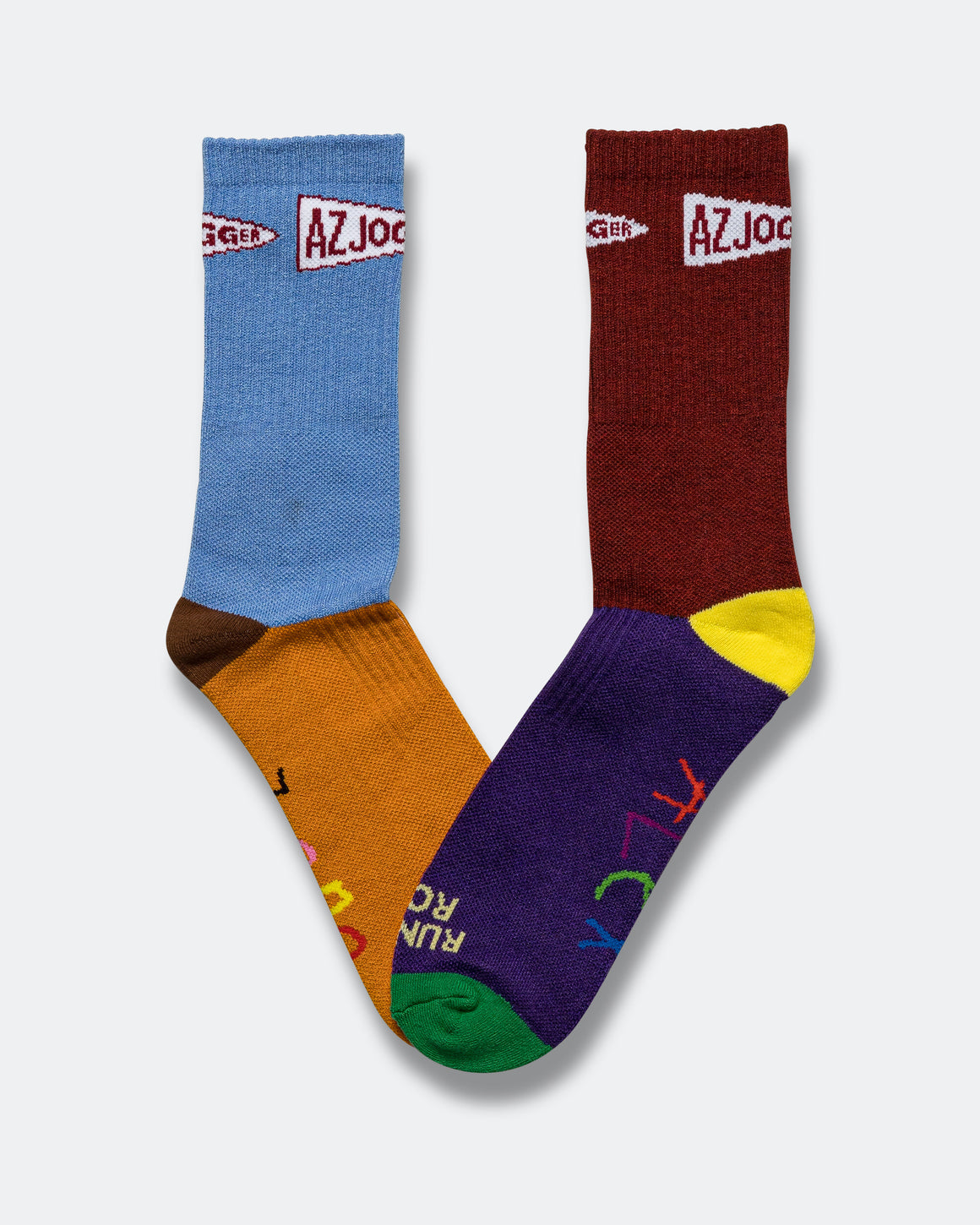 Alex Zono - Feet Hugger Running Rocks - Multi - Up There Athletics