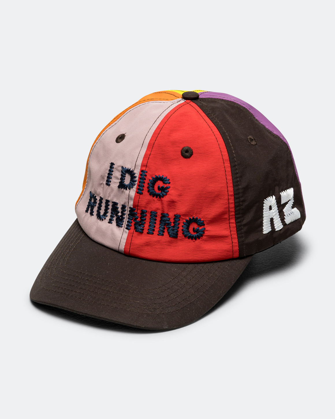 Alex Zono - I Dig Running Dad Hat - Multi Colour - Up There Athletics