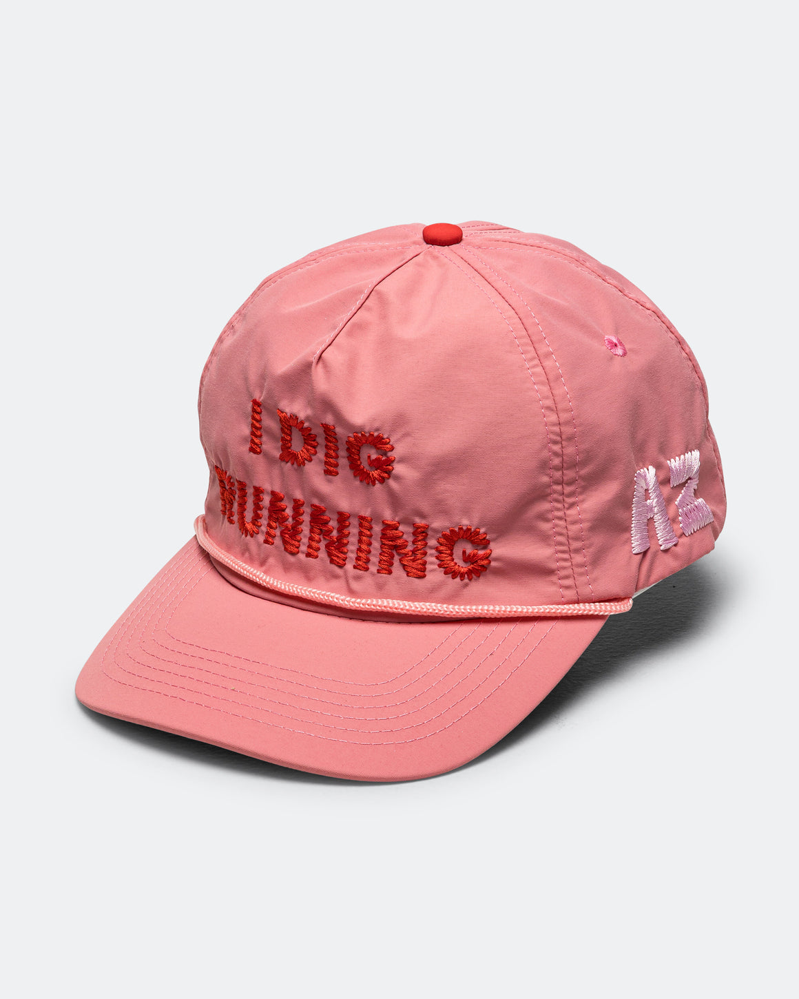 Alex Zono - I Dig Running Trucker Hat - Pink - Up There Athletics