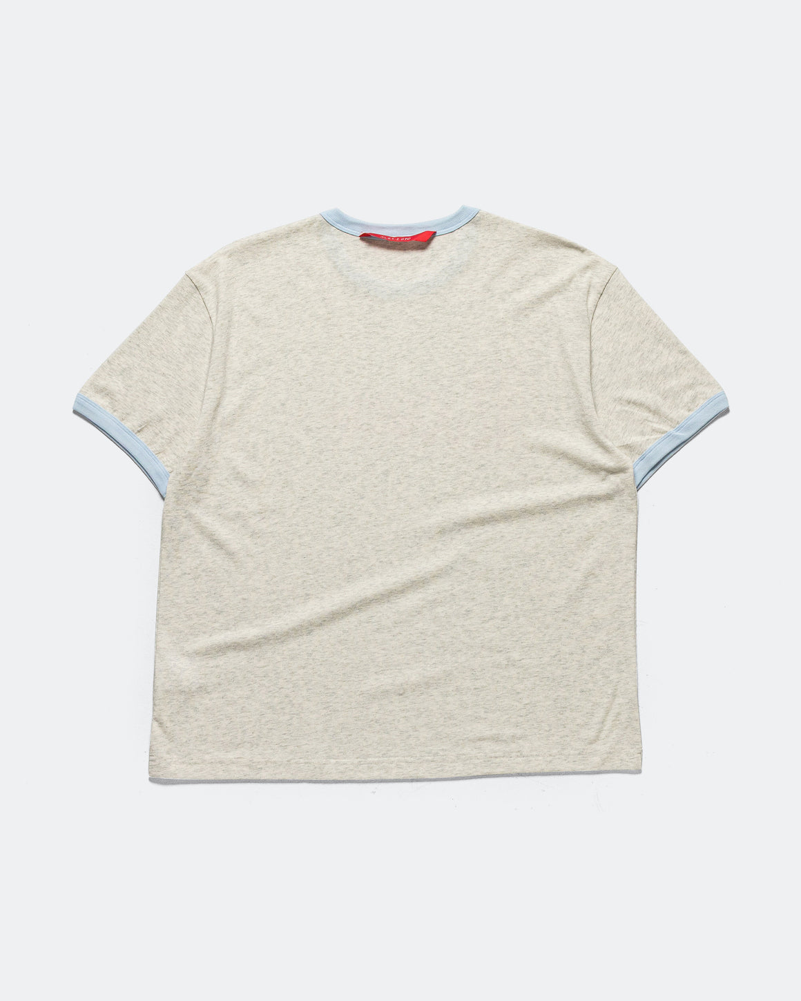Alex Zono - Ringer Tee 'Flag' - Grey - Up There Athletics