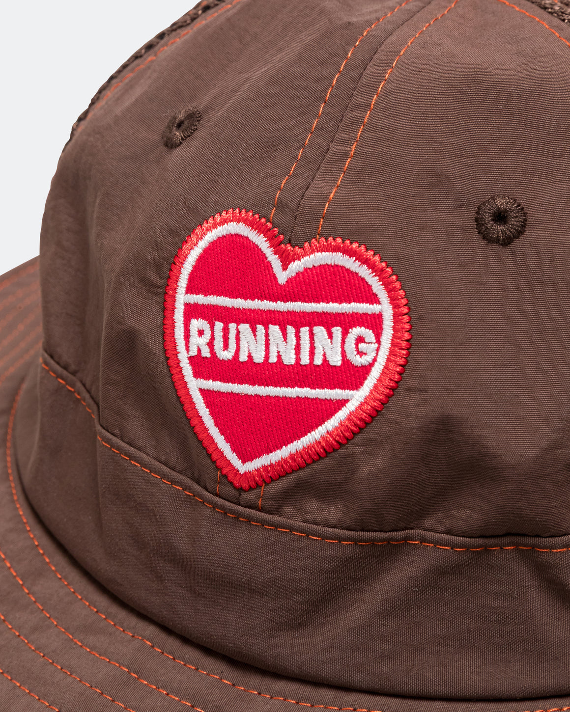 Alex Zono - AZ Bucket Hat Running Heart - Brown - Up There Athletics