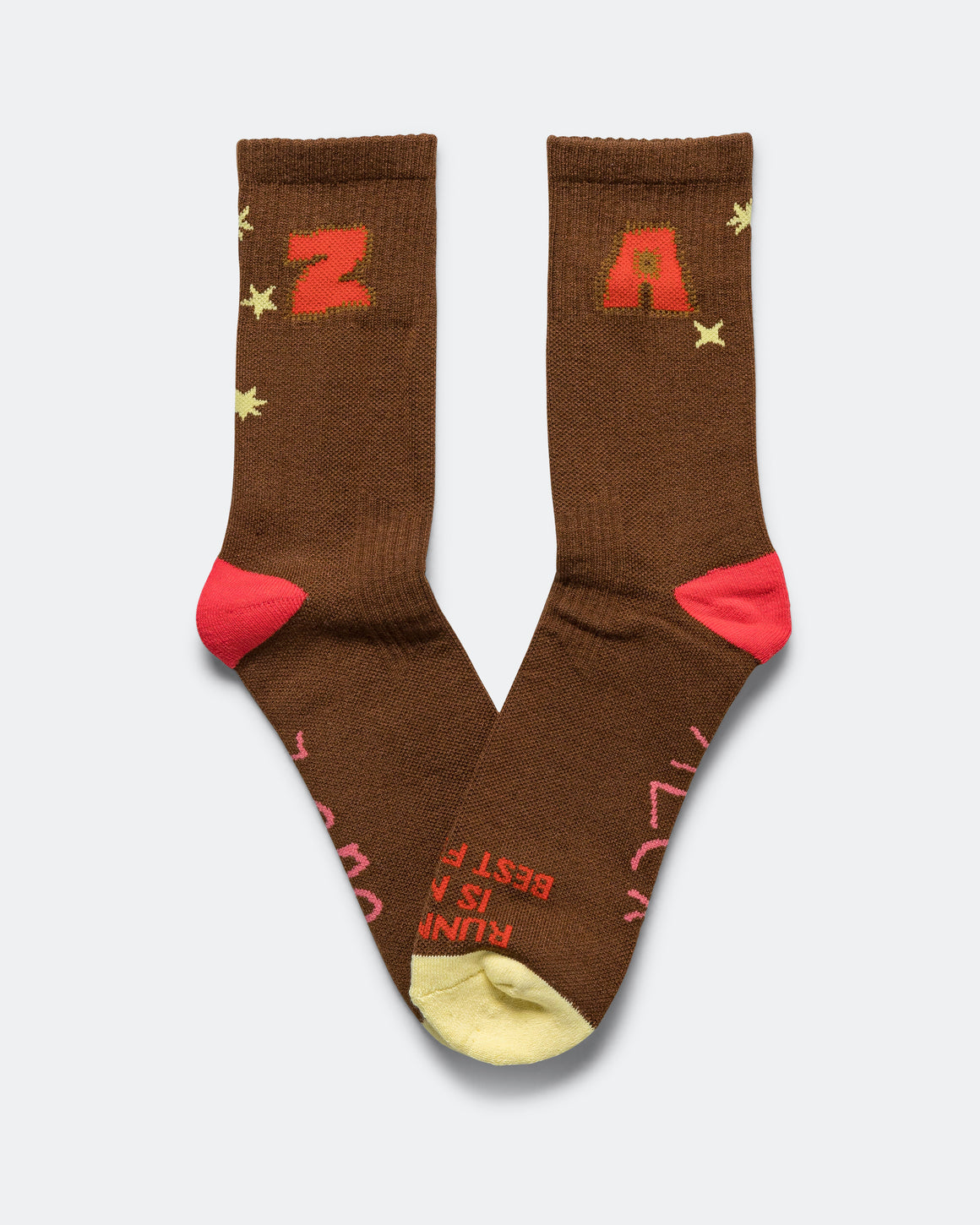 Alex Zono - Southern Cross Feet Huggers - Brown - Up There Athletics