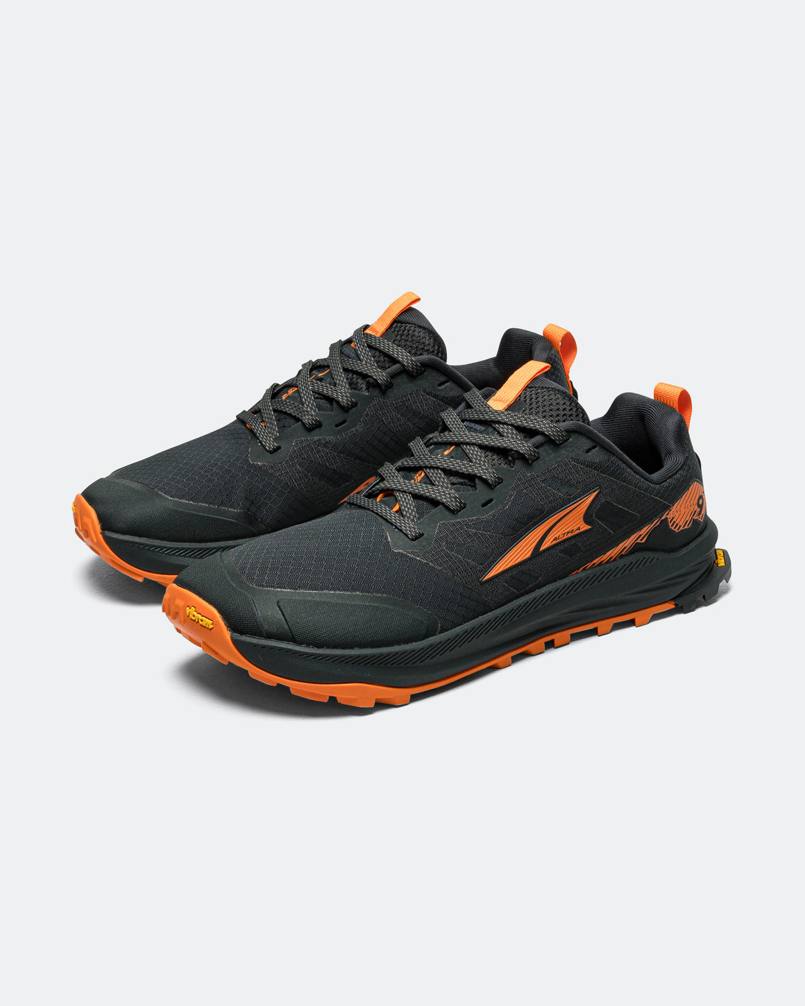 Altra - Mens Lone Peak 9+ - Black/Orange - Up There Athletics