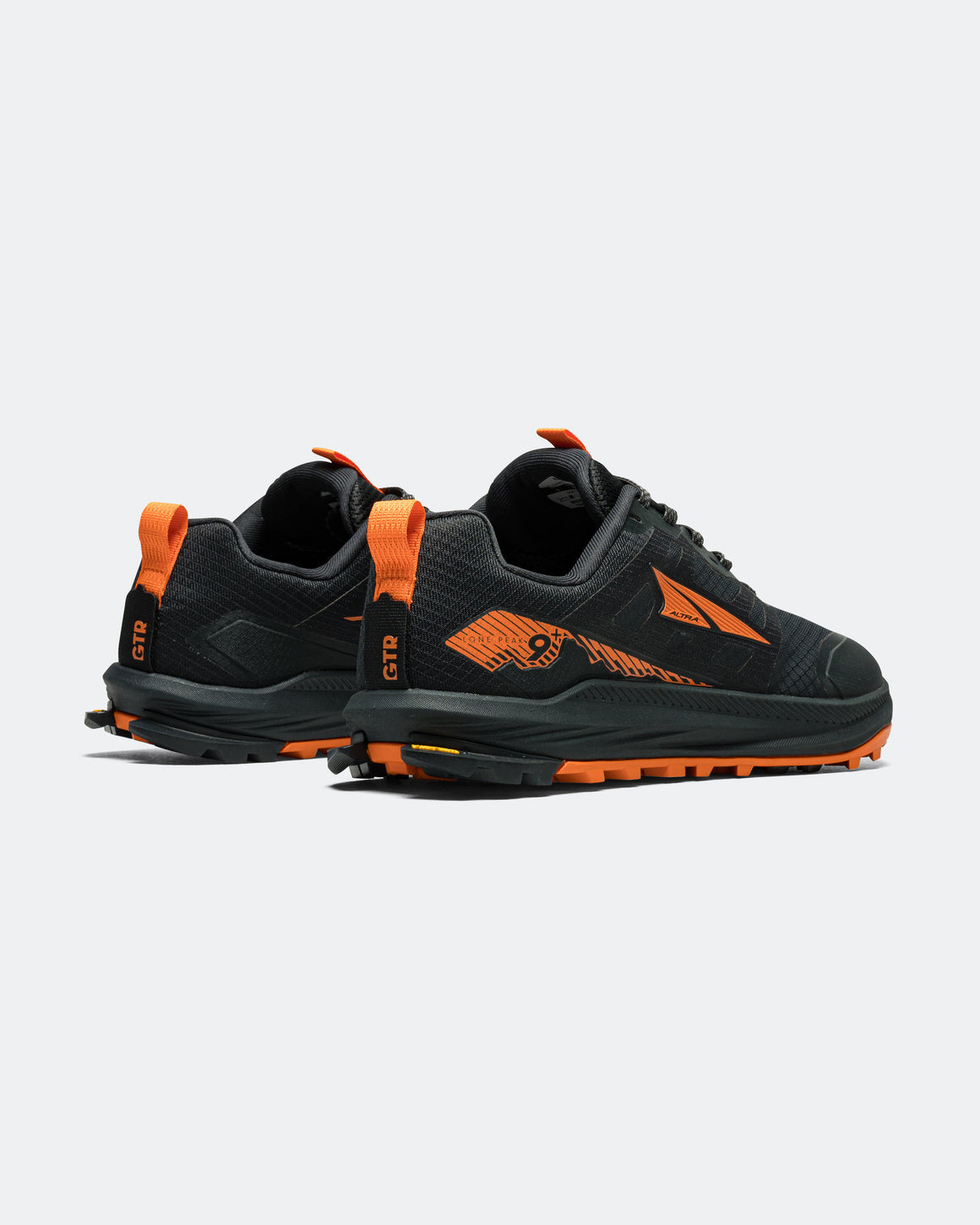 Altra - Mens Lone Peak 9+ - Black/Orange - Up There Athletics