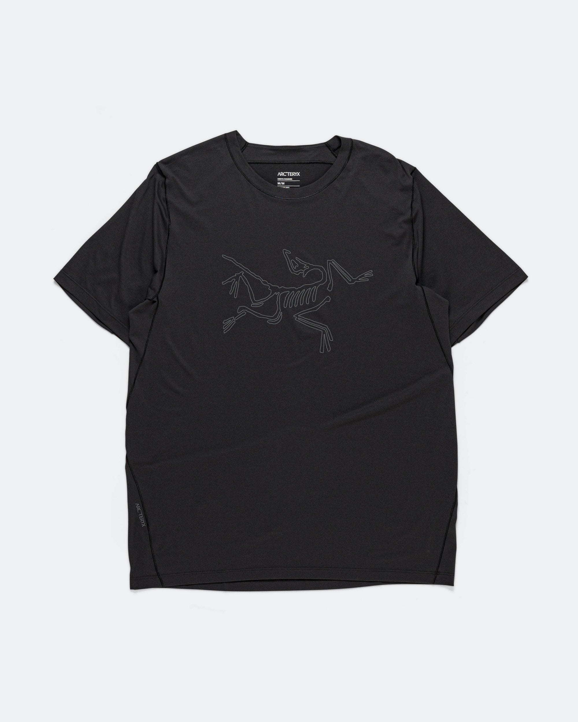 Arc'Teryx - Mens Cormac Logo SS - Black | Up There Athletics