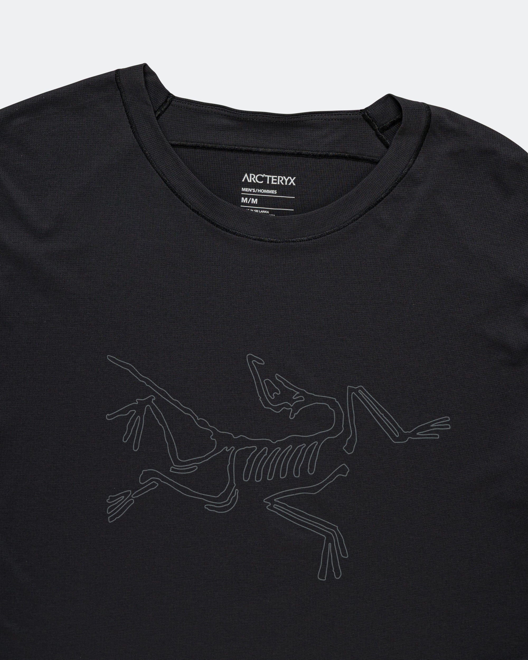Arc'Teryx - Mens Cormac Logo SS - Black | Up There Athletics