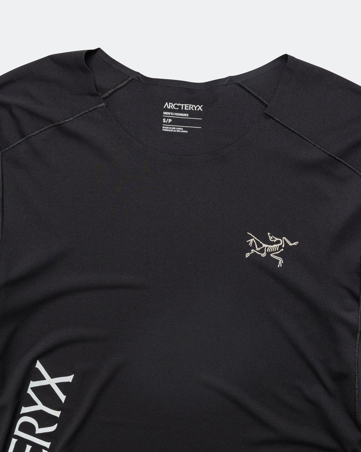 Arc'Teryx - Mens Norvan Downword Logo LS - Black - Up There Athletics