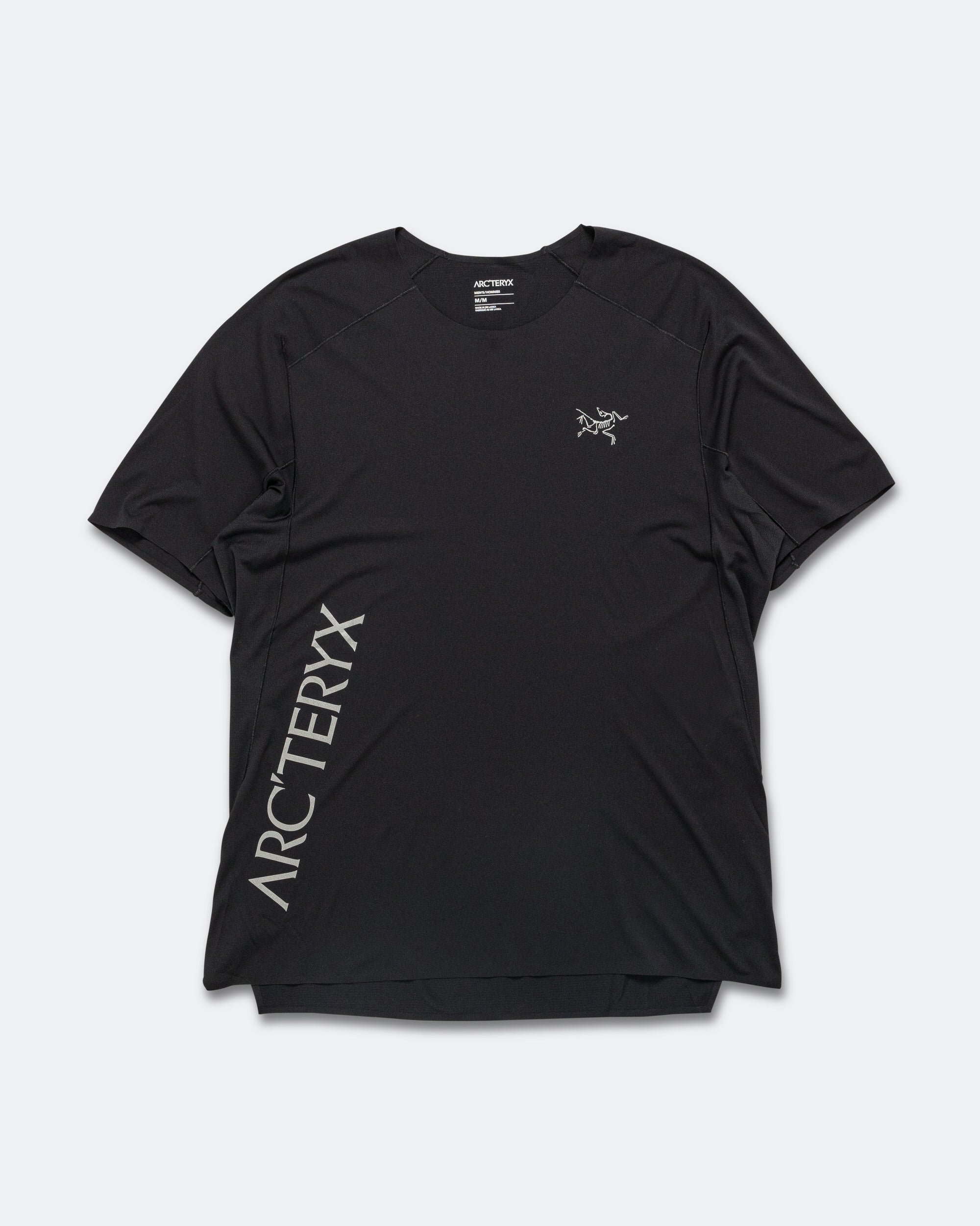 Arc'Teryx - Mens Norvan Downword Logo SS - Black | Up There Athletics