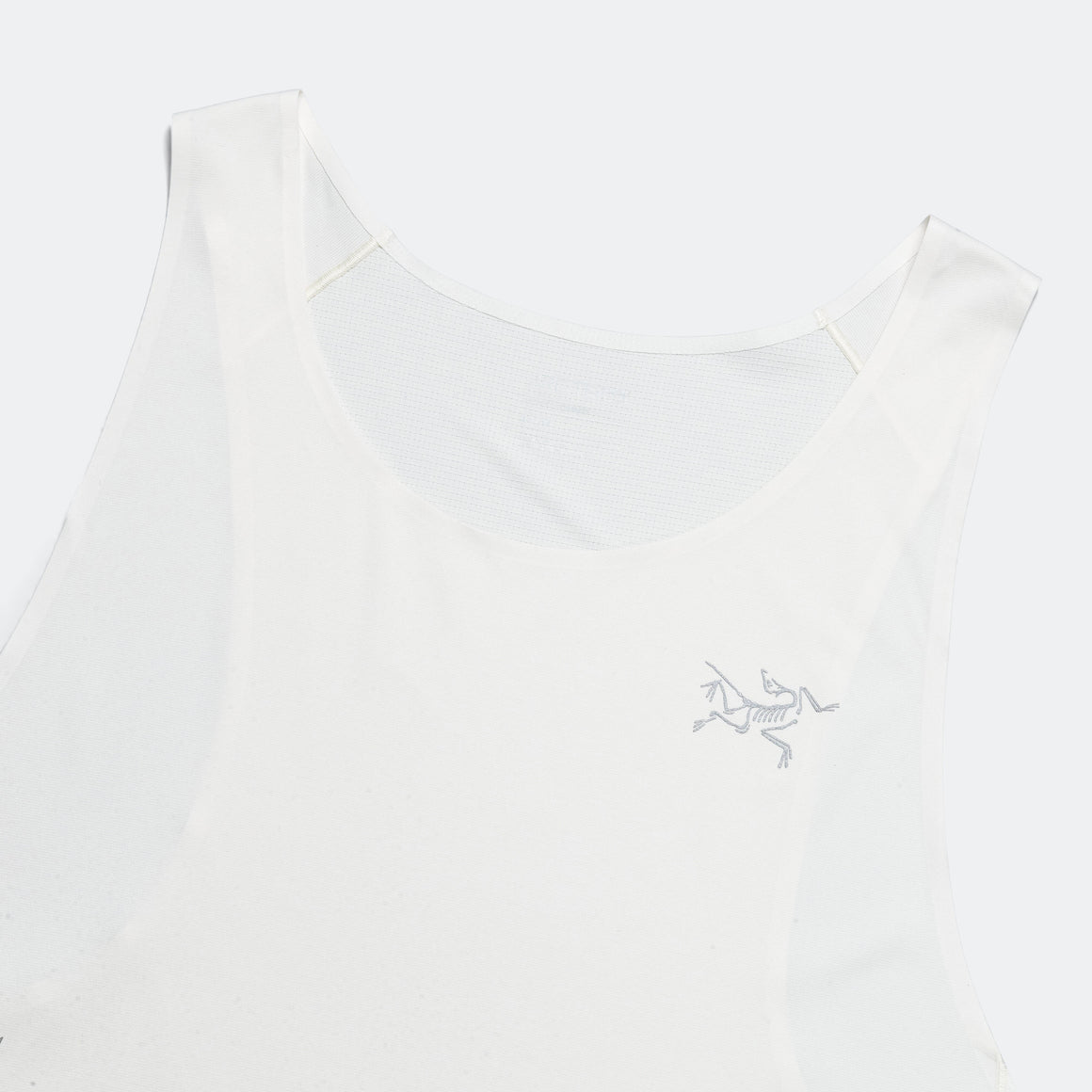 Mens Norvan Downword Logo Tank - Arctic Silk