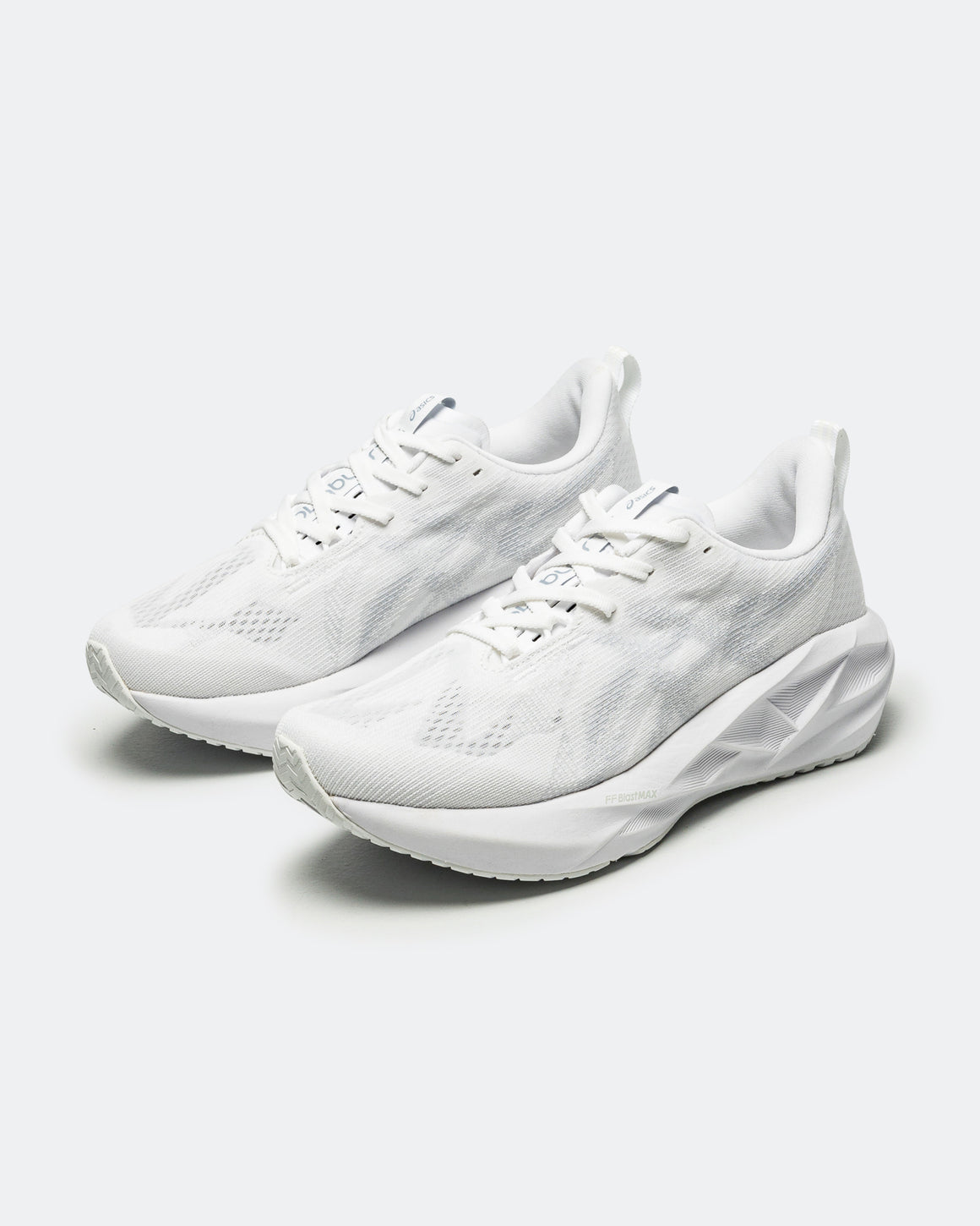 Asics - Womens Novablast 5 - White/Piedmont Grey - Up There Athletics