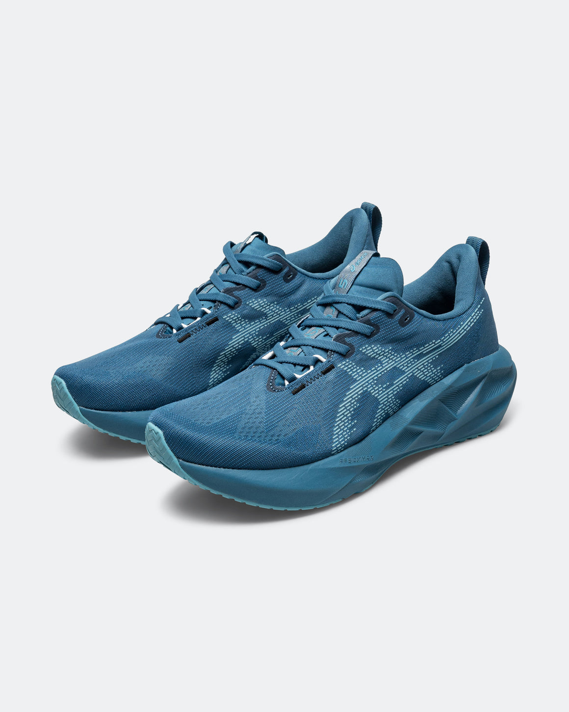 Asics - Mens Novablast 5 - Winter Sea/Stillwater - Up There Athletics