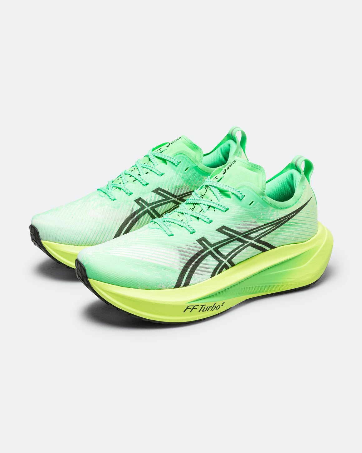 Asics - Megablast 'Ekiden' - Vital Green/Black - Up There Athletics