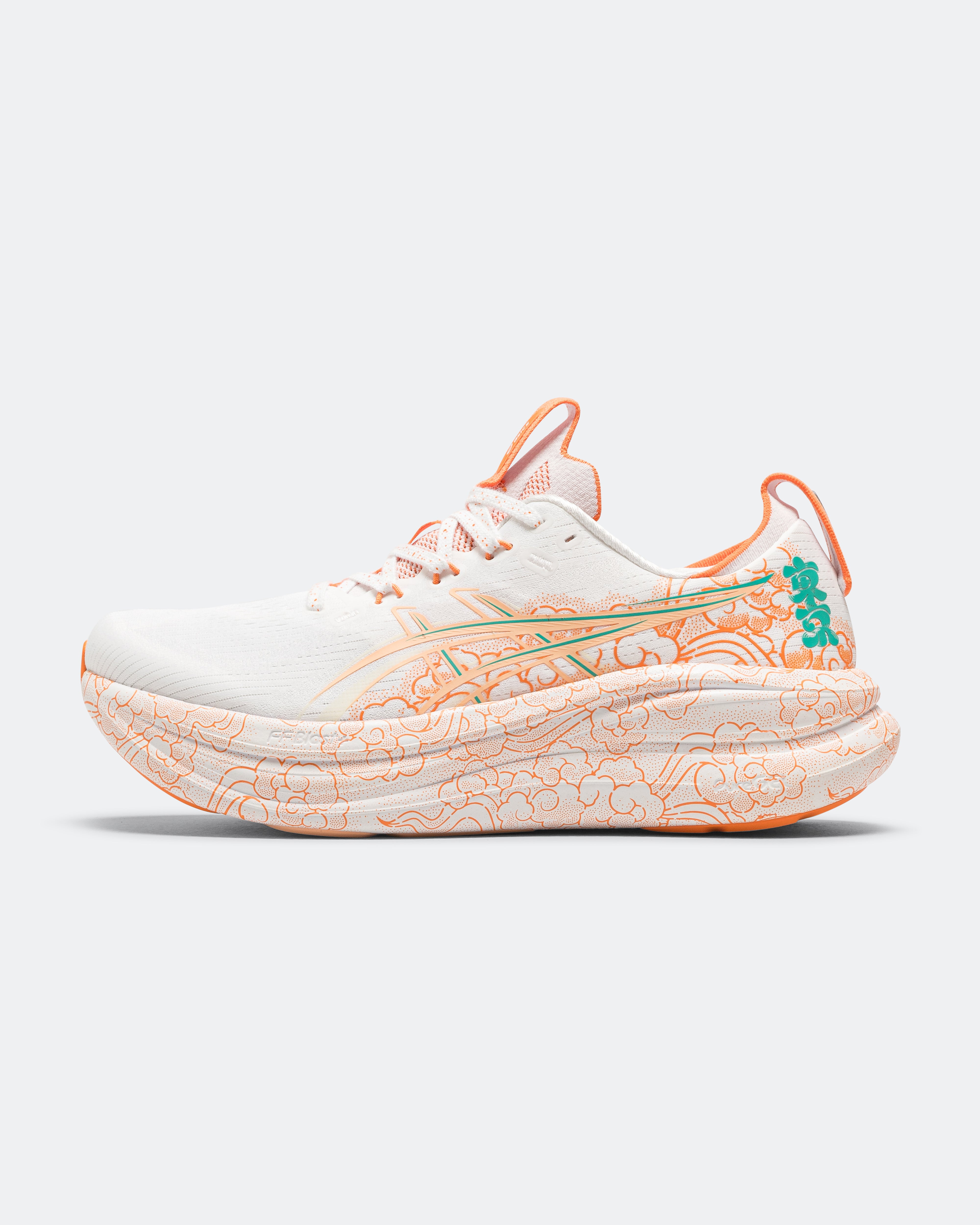 ASICS GEL-Nimbus 28 TOKYO ランニングシューズ　25cm Asics - GEL-Nimbus 28 Tokyo - White/Apricot Crush | Up There Athletics