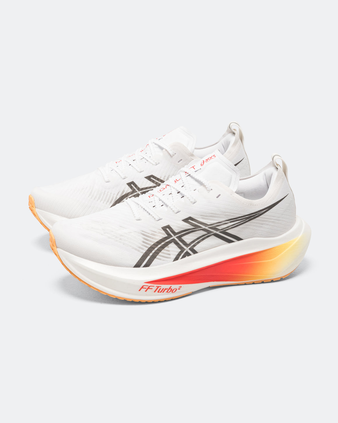 Asics - Megablast - White/Orange Glow - Up There Athletics