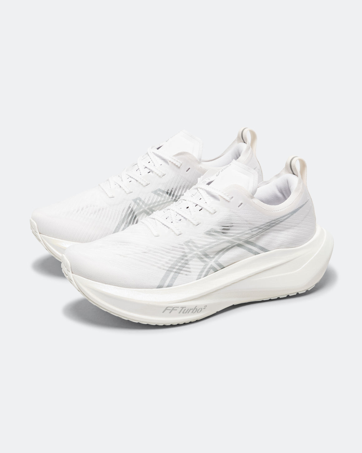 Asics - Megablast - White/Piedmont Grey - Up There Athletics