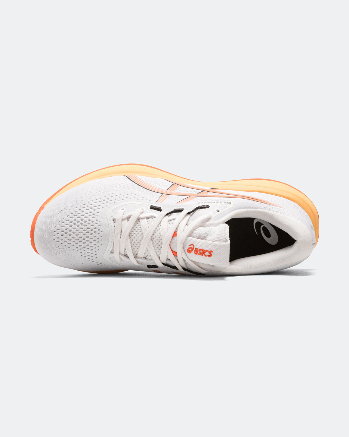 Asics - Mens Gel-Cumulus 28 - White/Energy Orange - Up There Athletics