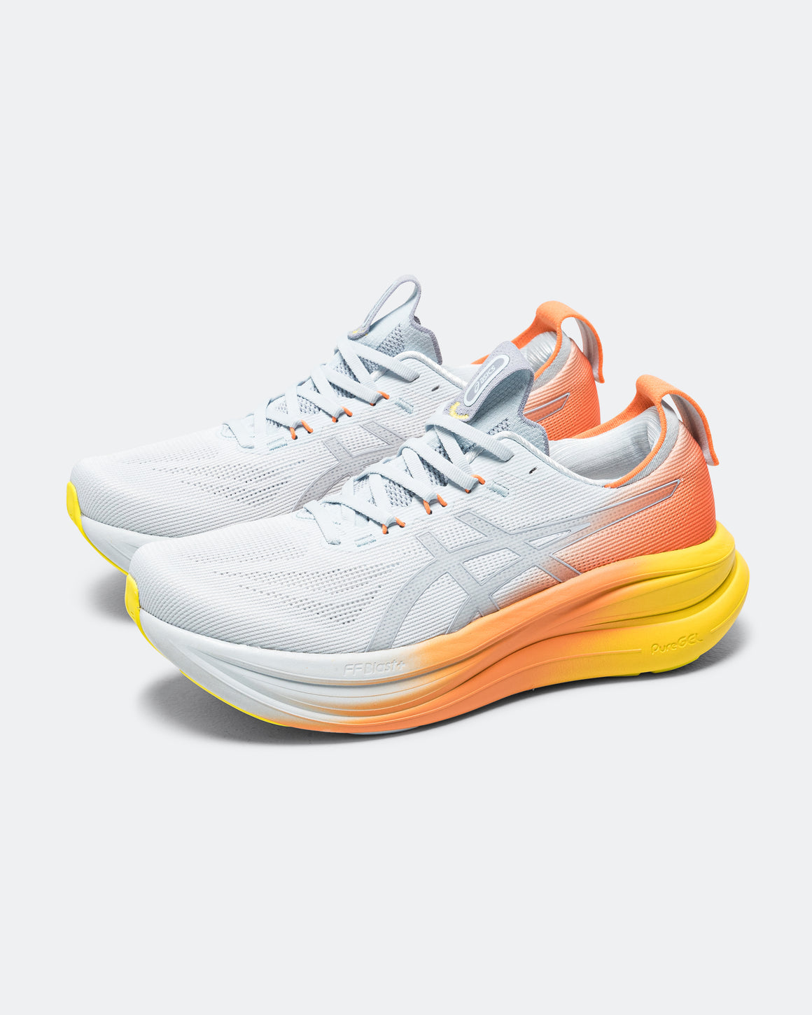 Asics - Mens GEL-Nimbus 28 - Sky/Sun Peach - Up There Athletics