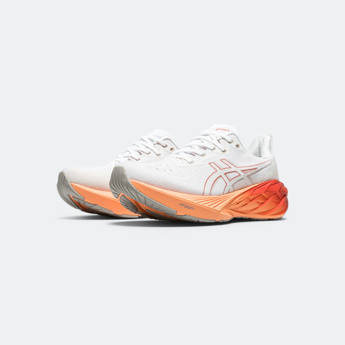 Asics - Mens Novablast 4 - White/Moonrock - Up There Athletics