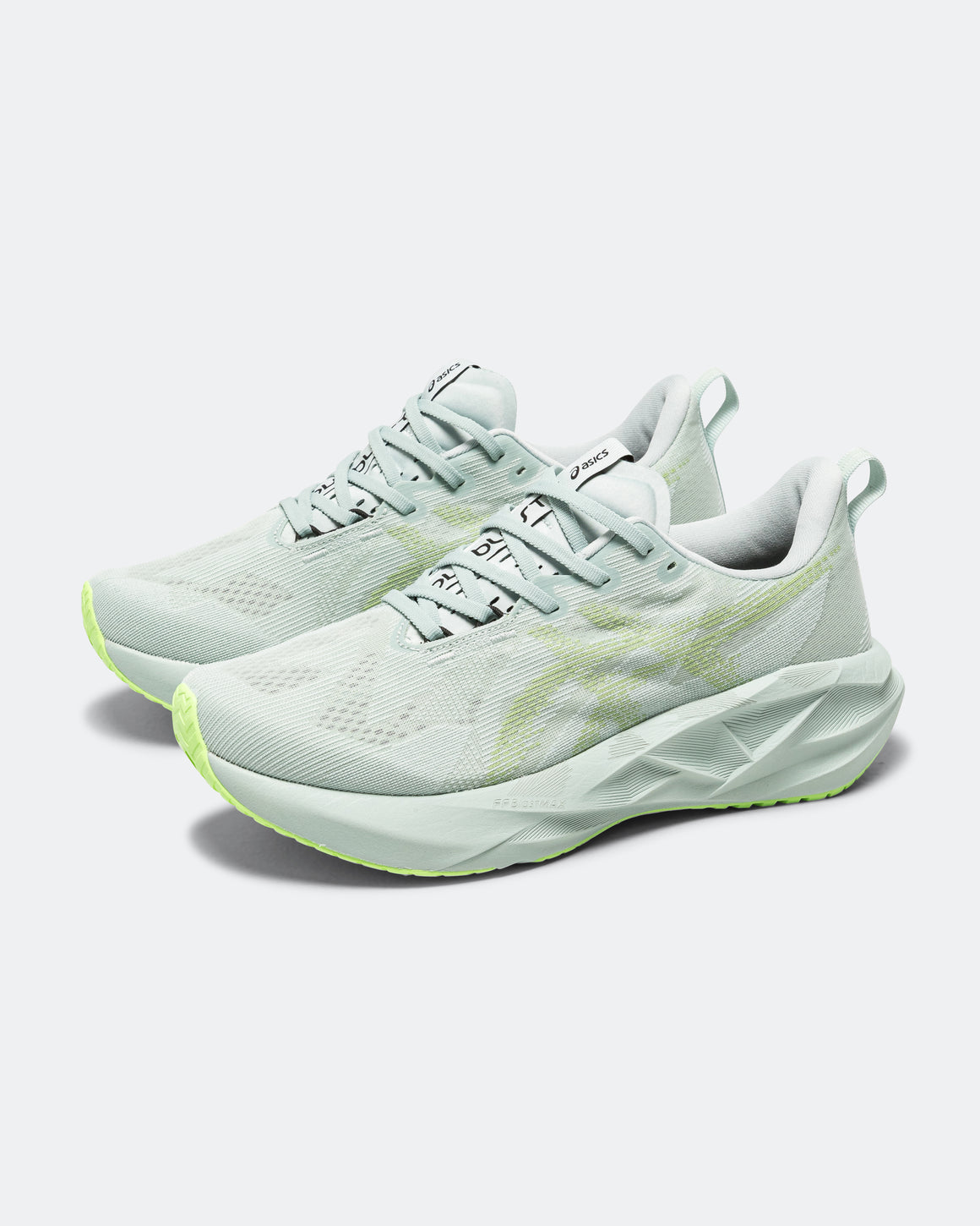 Asics - Mens Novablast 5 - Cold Moss/Light Orange - Up There Athletics