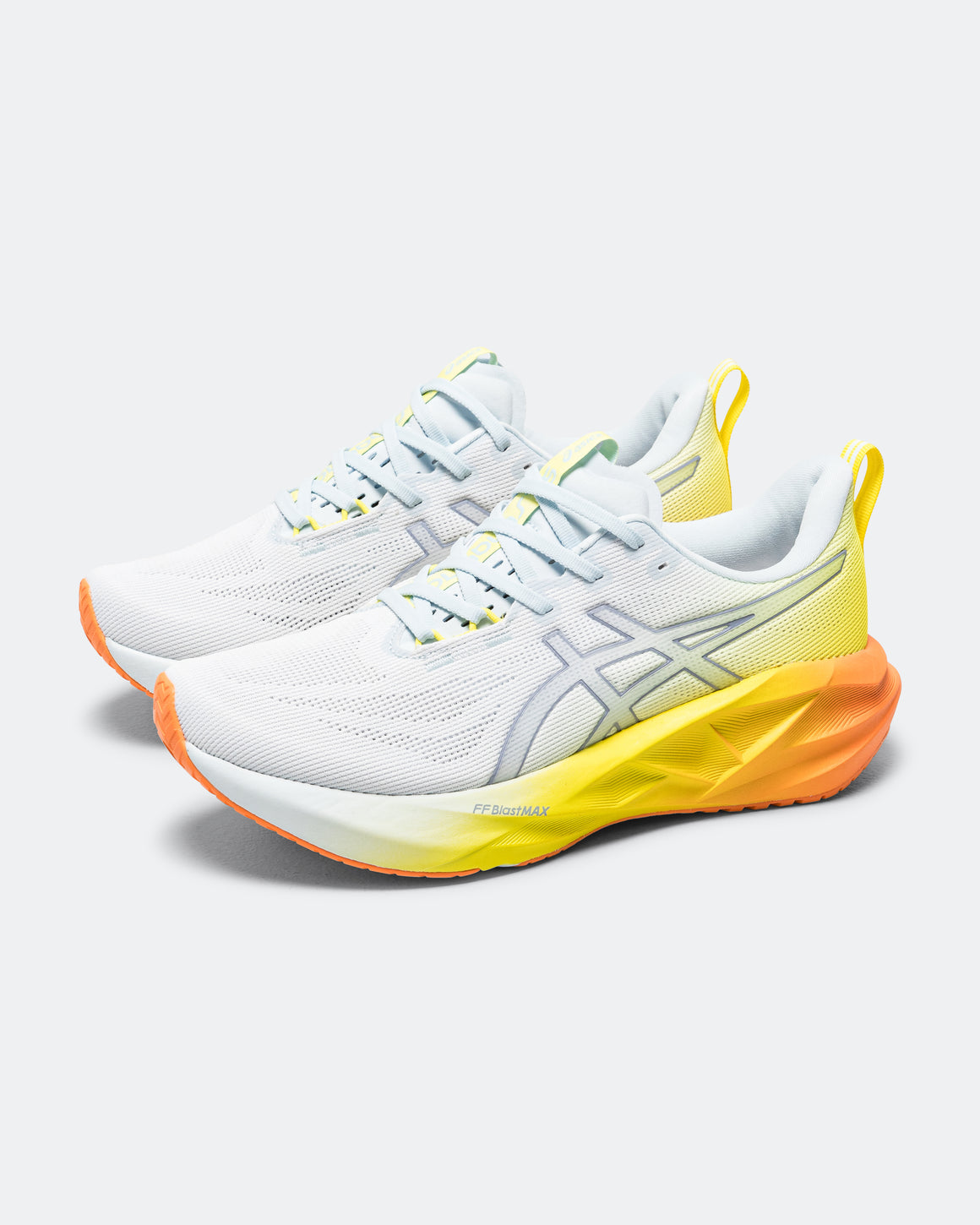 Asics - Mens Novablast 5 - Sky/Lemon Spark - Up There Athletics