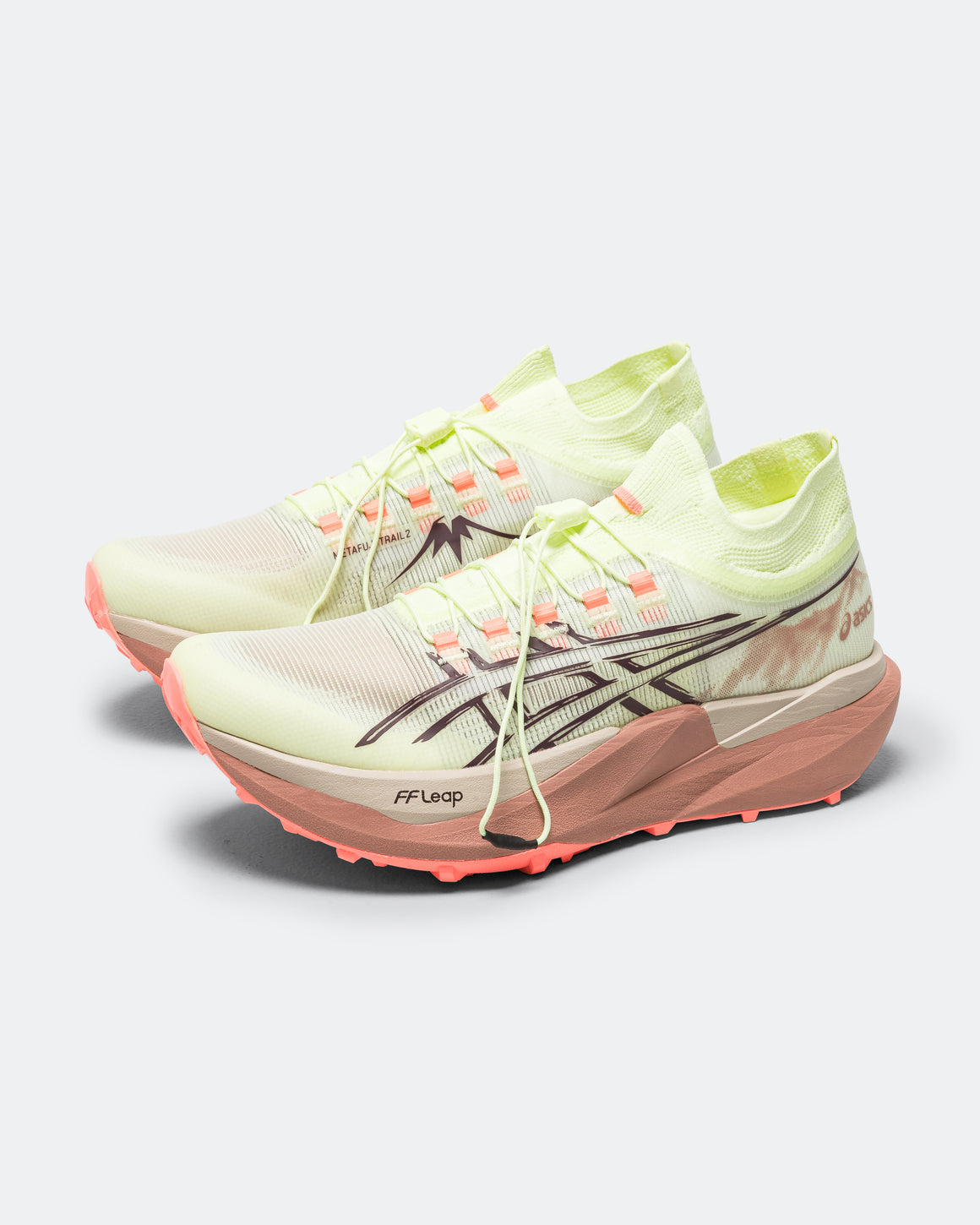 Asics - Metafuji Trail 2 - Illuminate Yellow/Dark Aubergine - Up There Athletics