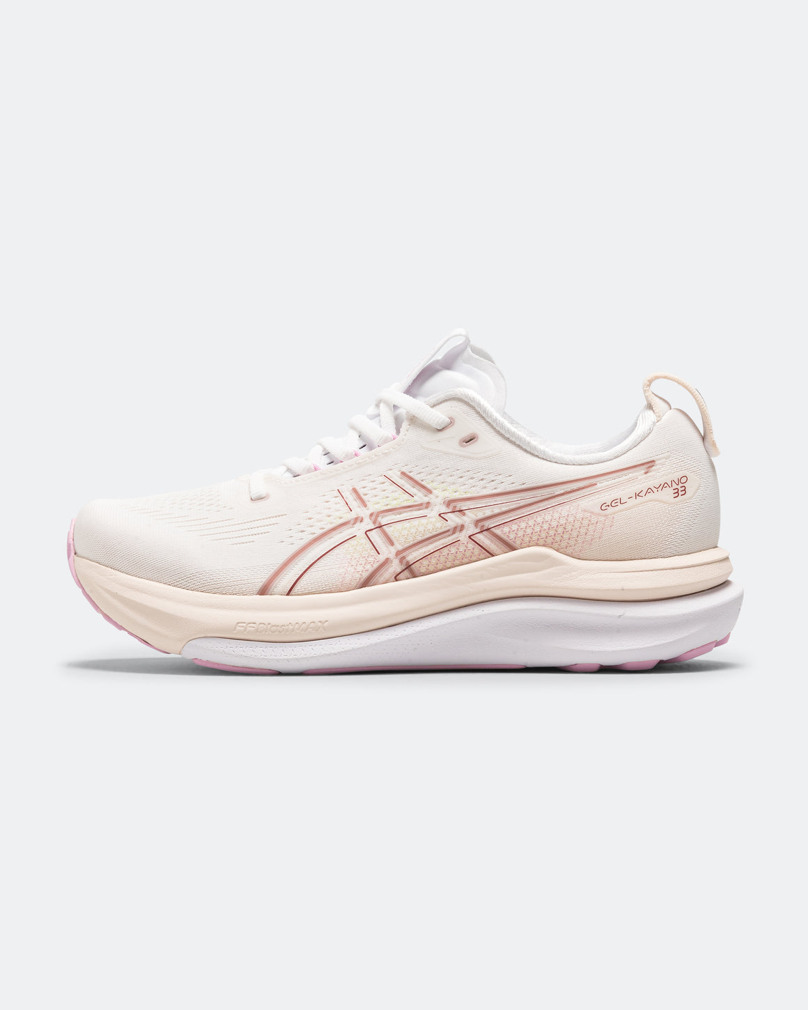 Asics - Womens GEL-Kayano 33 - White/Energy Aqua - Up There Athletics