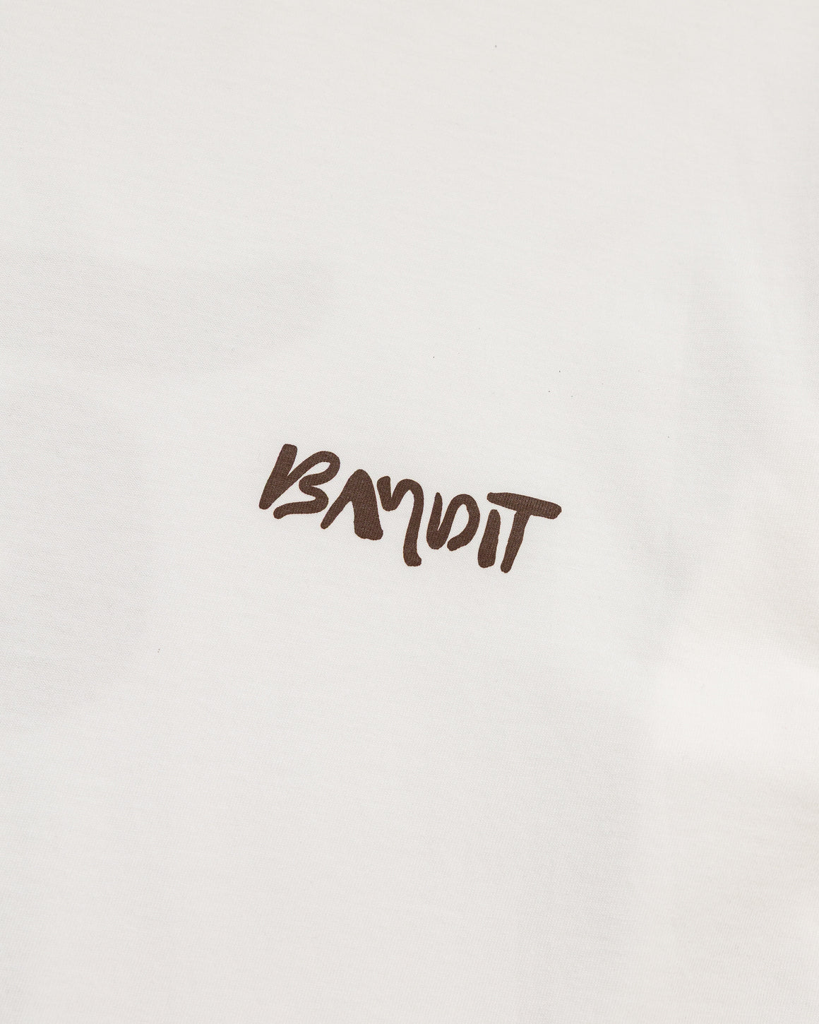Bandit Running - Cotton Tee Painted Current - White - Up There Athletics