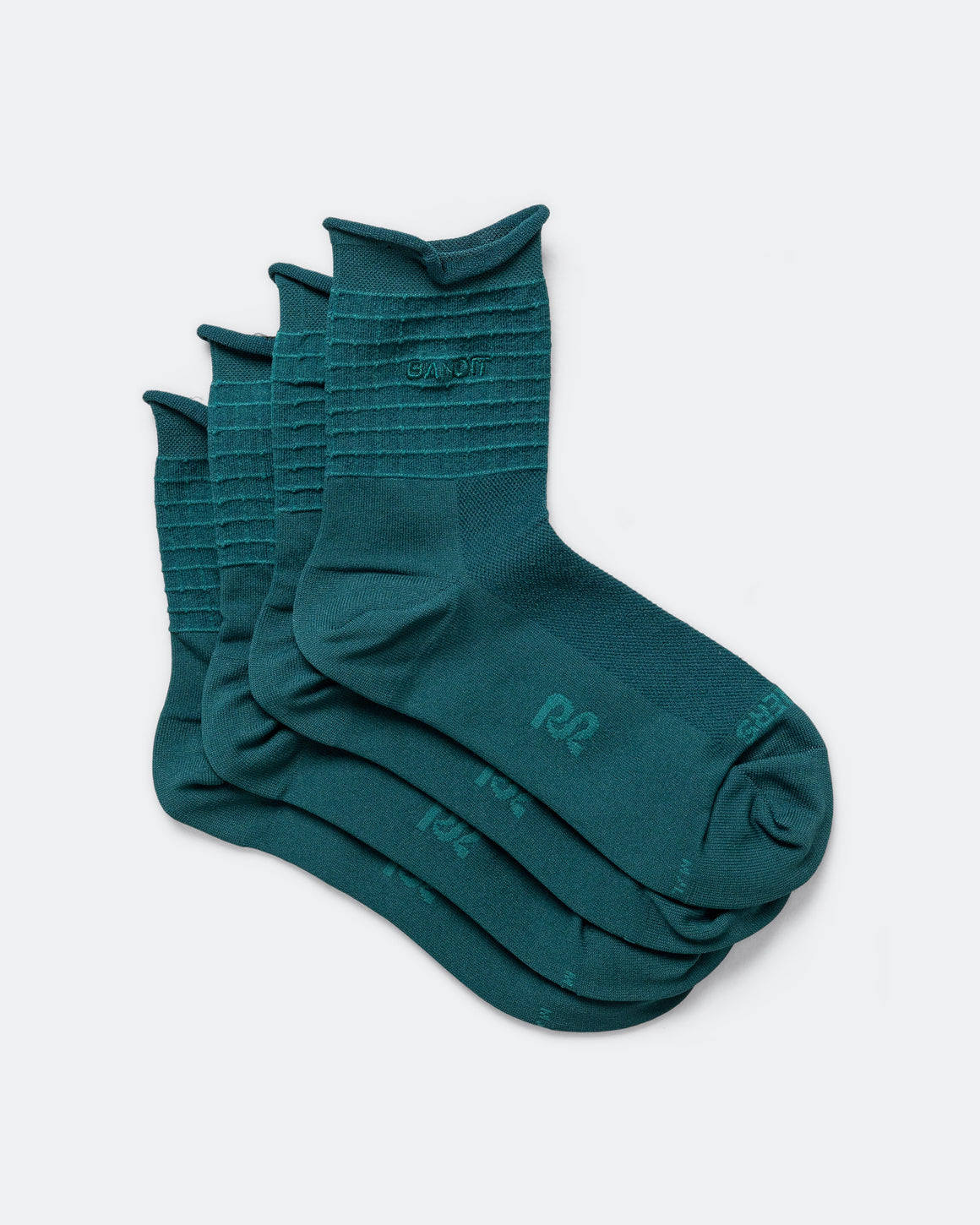 Bandit Running - Grid Knit Run Socks 2 Pack - Storm - Up There Athletics