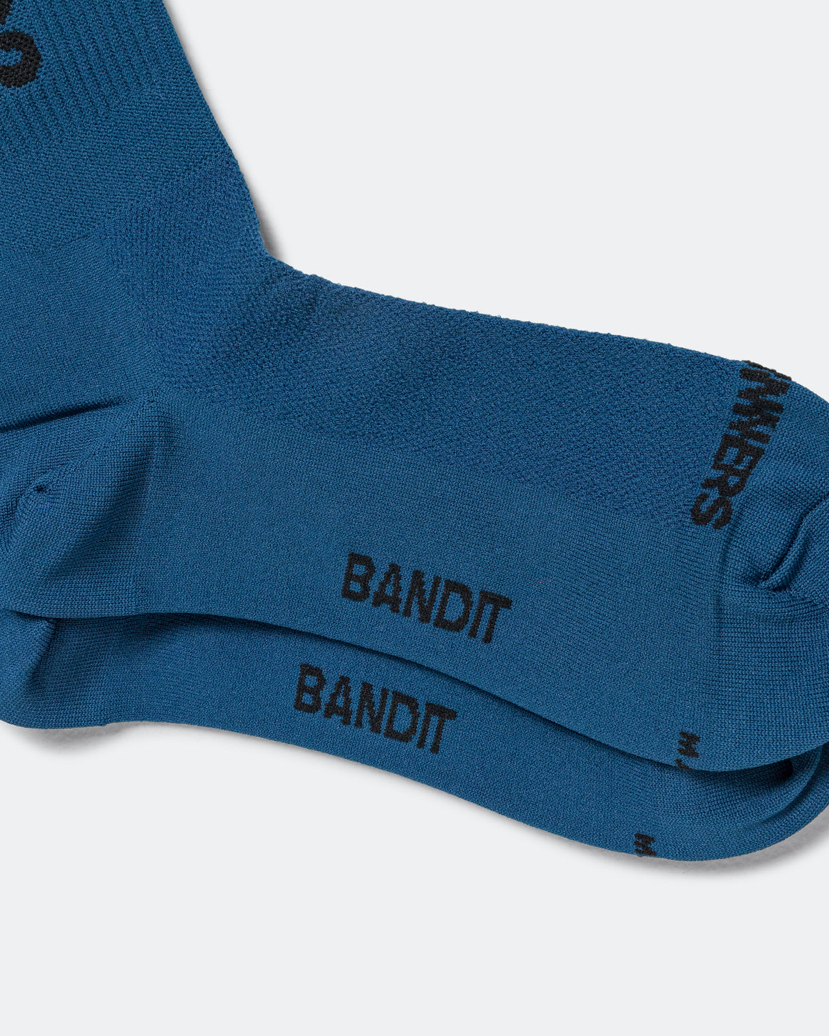 Bandit Running - Lite Run Ribbed Quarter Socks 2 Pack - Aegean - Up There Athletics
